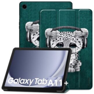Samsung Tab A11 Plus / X230 / X236 (11″) Tiger kaitsekott roheline