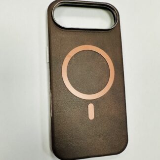 Apple Iphone 17 Air Leather Pro Magsafe kõvakate pruun