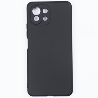 Xiaomi Mi 11 Lite (4G / 5G) CamProtect matt silikoonkaitse must