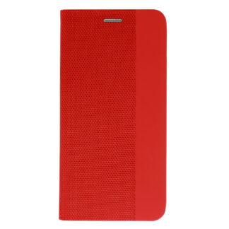 Xiaomi Mi 11 Lite (4G / 5G) Marmor silikoonkaitse Canvas Elegance kaitsekott punane