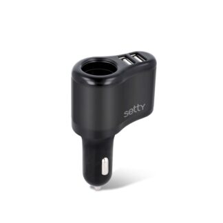 Setty 3in1 autolaadija adapter/ max. 2A