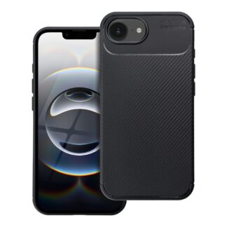Apple Iphone 16e / Iphone 17e Carbon Lite silikoonkaitse must