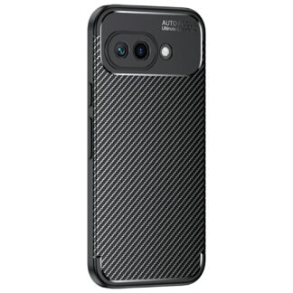 Google Pixel 9A Carbon Lite silikoonkaitse must