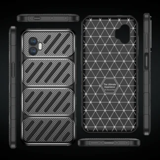 Samsung XCover 7 Pro / G766 Carbon silikoonkaitse must