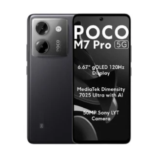 Uus Xiaomi Poco M7 Pro (5G) / 256GB / 8GB ROM / Black