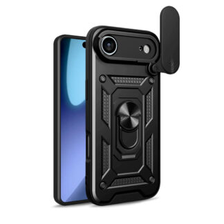 Apple Iphone 17 Air Armor Slide kõvakorpus must