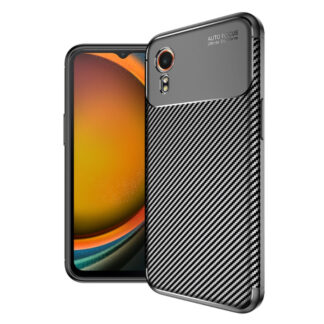 Samsung Xcover 7 / G556 Carbon Lite silikoonkaitse must