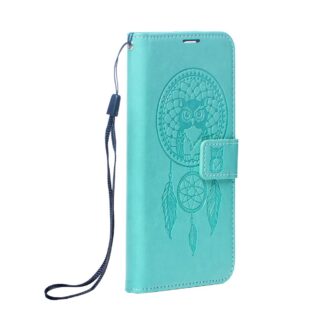Xiaomi Redmi Note 14 Pro / Redmi Note 14 Pro Plus / Poco X7 (5G) Leather Owl kaitsekott roheline