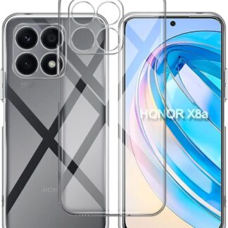 Honor X8a CamProtect silikoonkaitse läbipaistev