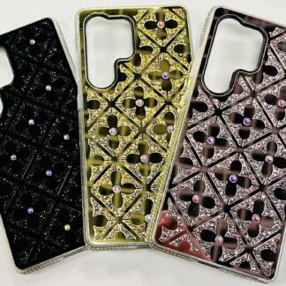 Samsung A17 (4G) / (5G) FlowerBling silikoonkaitse roosa