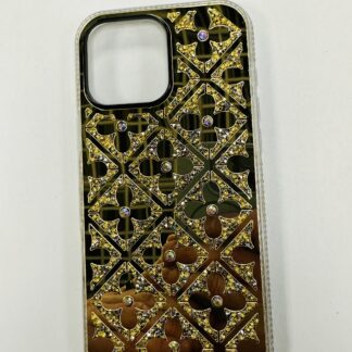 Apple Iphone 16 Pro FlowerBling silikoonkaitse kuldne