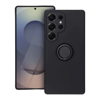 Samsung S25 Ultra (5G) / S938 Magnet Ring silikoonkaitse must