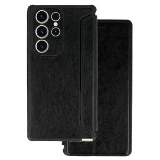 Samsung S23 Ultra (5G) / S918 Bumper Book kaitsekott must