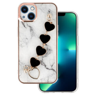 Apple Iphone 15 LoveChain silikoonkaitse valge