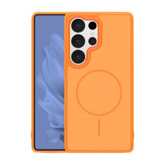 Samsung S25 Ultra / S938  Magsafe silikoonkaitse orange