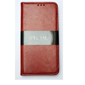 Huawei Y6 (2019) / Y6s / Honor 8A / Honor Play 8A Genuine Leather kaitsekott pruun