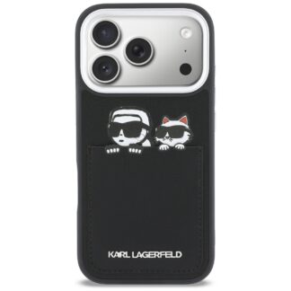 Apple Iphone 17 Pro Karl Lagerfeld Karl & Choupette Print & Pocket originaaltagus must / Kohe olemas!
