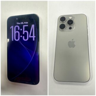 Kasutatud Apple Iphone 15 Pro (5G) / 128GB / 8GB RAM / Natural Titanium