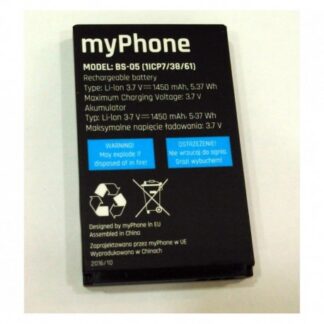 MyPhone Hammer 2 / Hammer 2+ BS-05 originaalaku 1450 maH / Tarne 10-14 tööpäeva!