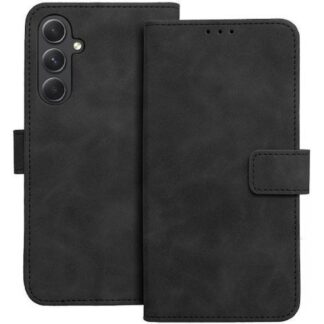 Samsung A34 (5G) / A346 Leather Nubuck kaitsekott must
