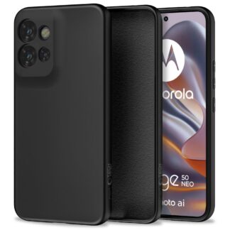 Motorola Moto Edge 50 Pro (5G) matt silikoonkaitse must