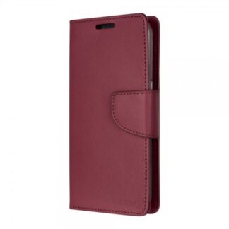 Samsung J7 (2017) / J730 Bravo Diary kaitsekott veinipunane