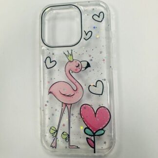 Apple Iphone 16 Pro Flamingo silikoonkaitse läbipaistev