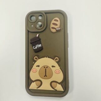 Apple Iphone 13 / Iphone 14 Capybara silikoonkaitse pruun