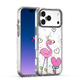 Apple Iphone 17 Pro Flamingo silikoonkaitse läbipaistev