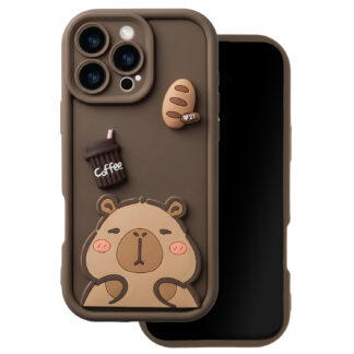 Apple Iphone 16 Pro Capybara silikoonkaitse pruun