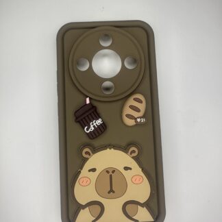 Honor Magic 8 Lite (5G) / X9D (5G) / X70 (5G) Capybara silikoonkaitse pruun