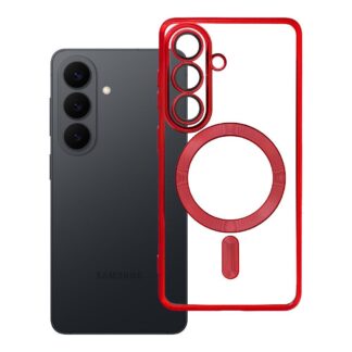 Samsung S26 (5G) / S942 CamProtect Magsafe silikoonkaitse punane