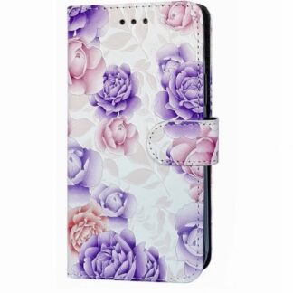 Samsung A54 (5G) / A546 Fancy Flowers kaitsekott valge
