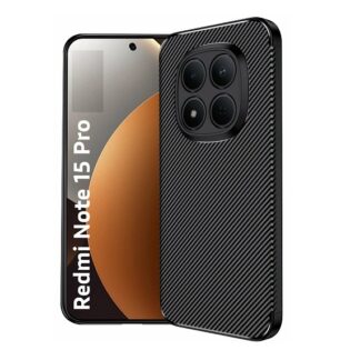 Xiaomi Redmi Note 15 Pro (5G) Carbon Lite silikoonkaitse must