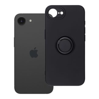 Apple Iphone 16e / 17e Ring silikoonkaitse must