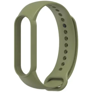Xiaomi Mi Band 5 / Mi Band 6 / Mi Band 7 silikoonist kellarihm roheline