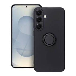 Samsung A57 (5G) / A576 Magnet Ring silikoonkaitse must