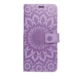Xiaomi Redmi Note 15 (4G) / Redmi Note 15 (5G) / Poco M8 (5G) Leather Mandala kaitsekott lilla