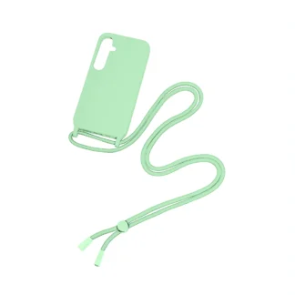 Samsung S24 / S921 Crossbody silikoonkaitse heleroheline