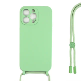 Apple Iphone 13 Pro Crossbody silikoonkaitse heleroheline