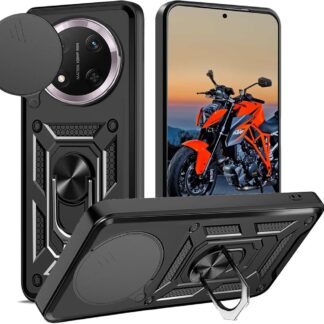 Honor Magic 7 Lite (5G) / Honor X9c (5G) / Honor X60 Pro (5G) Armor Slide kõvalaitse must