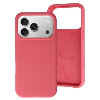 Apple Iphone 17 Pro Rubber Magsafe silikoonkaitse tumeroosa