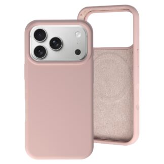 Apple Iphone 17 Pro Rubber Magsafe silikoonkaitse heleroosa
