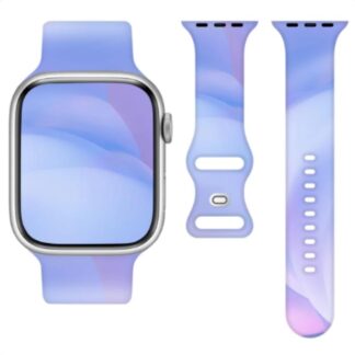 Apple Watch 38mm / 40mm / 41mm / 42mm(2024) MarbleBlue silikoonist kellarihm