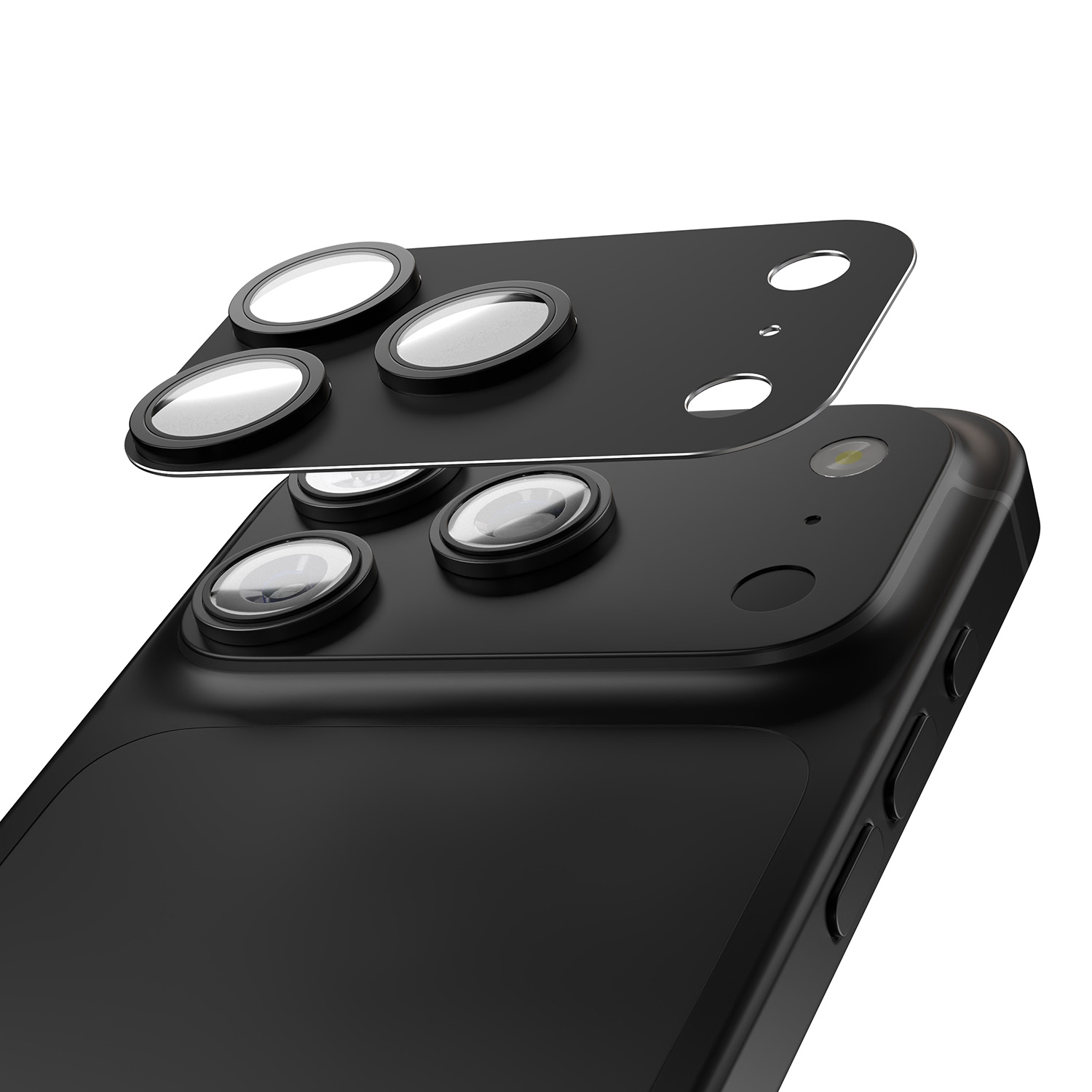 Apple Iphone 17 Pro Etteri 3D Island kaamera kaitseklaas Black