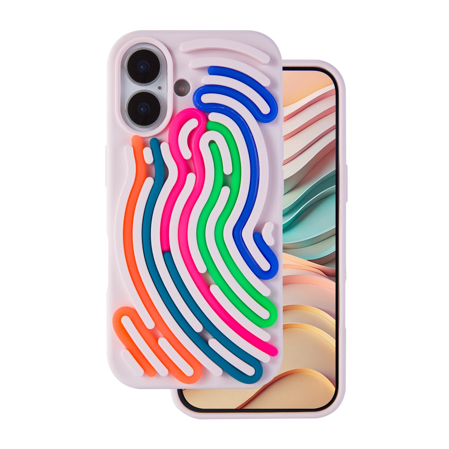 Apple Iphone 17 Snake silikoonkaitse roosa
