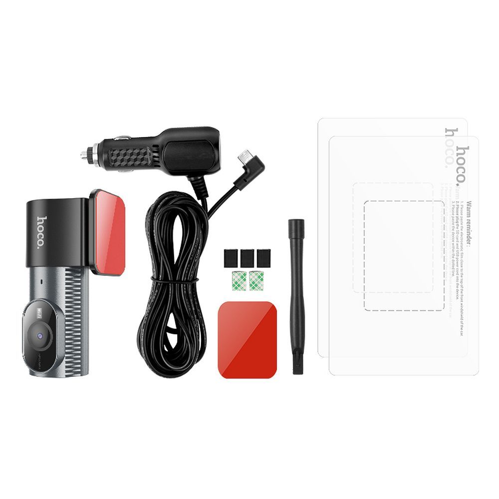 Hoco DV13 auto videoregistraator / NightVision / Ultrawide / 720P/25fps / WiFi - Image 5