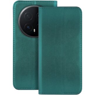 Honor Magic 8 Pro (5G) Leather Magnet kaitsekott roheline