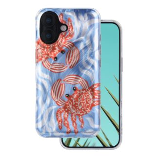 Apple Iphone 16 Crab silikoonkaitse helesinine