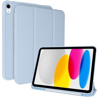 Apple Ipad Air 4 (2020) / Ipad Air 5 (2022) / Ipad Air 11 (2024) / Ipad Air 11 (2025) Pencil Book kaitsekott helesinine